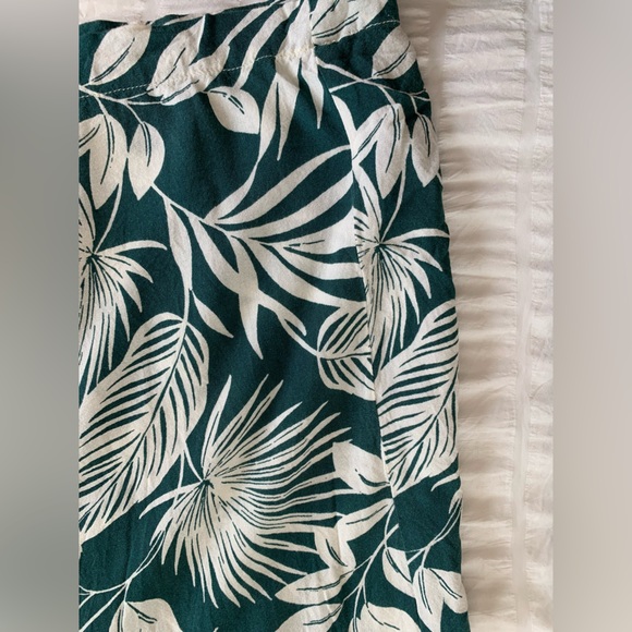 Patrons of Peace Green and White  Smocked Jumpsuit - Picture 11 of 16